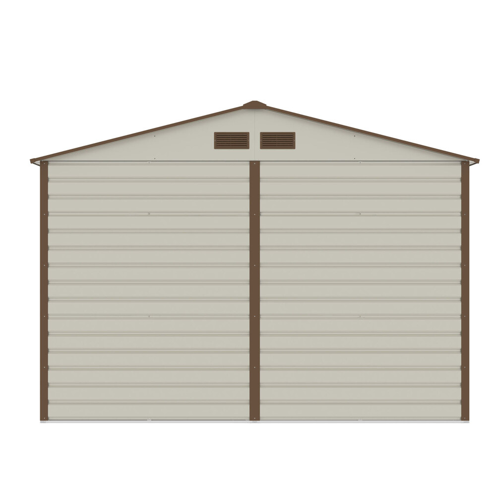 CASITA DE JARDIN ACERO NATURAL-BEIGE KUBO