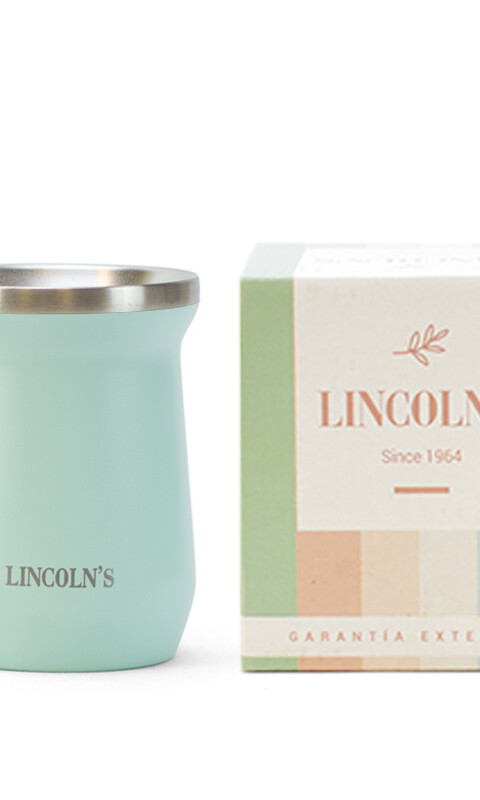 MATE ACERO INOXIDABLE CEFEO AGUAMARINA