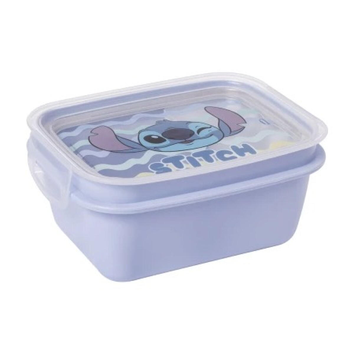 POTE PLASTICO CON DIVISION STITCH CELESTE 