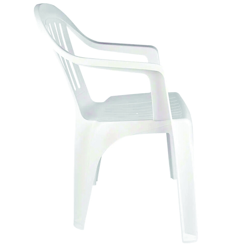 Silla Bela Vista con apoya brazos BLANCO