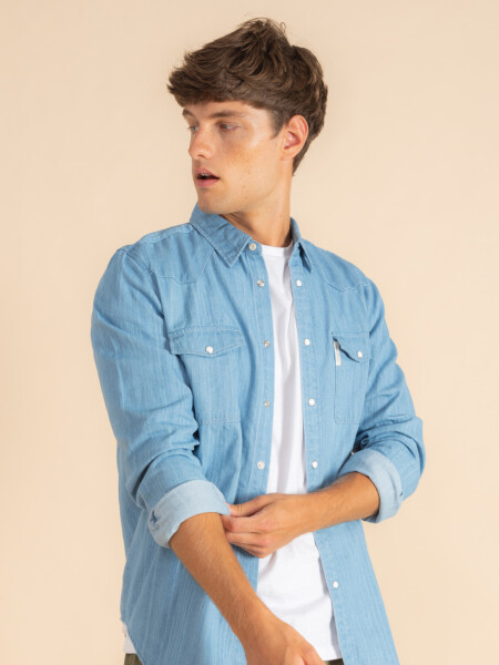 Camisa de jean Celeste