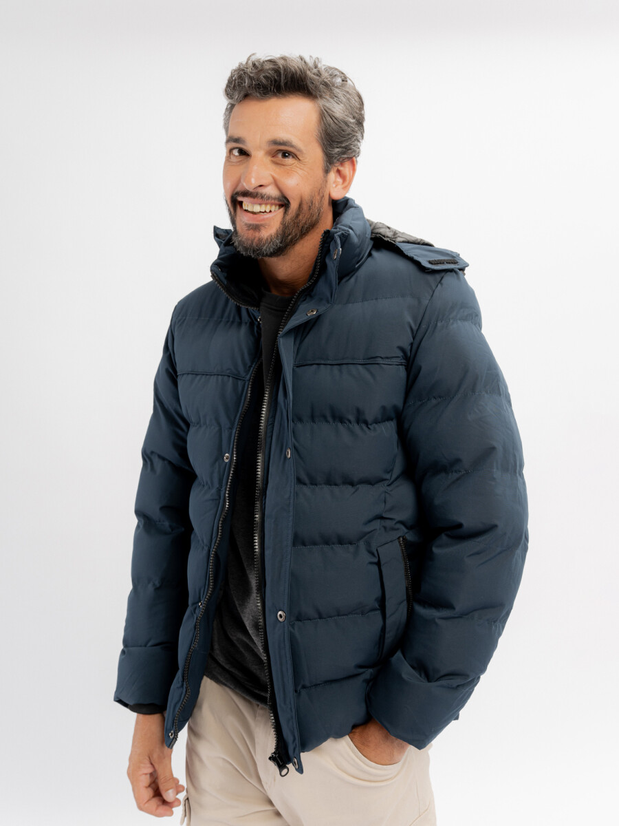 Campera Ravik capitoneada - azul 