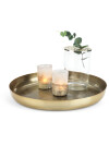 Bandeja decorativa ERLING Ø34xA4cm latón Bandeja decorativa ERLING Ø34xA4cm latón