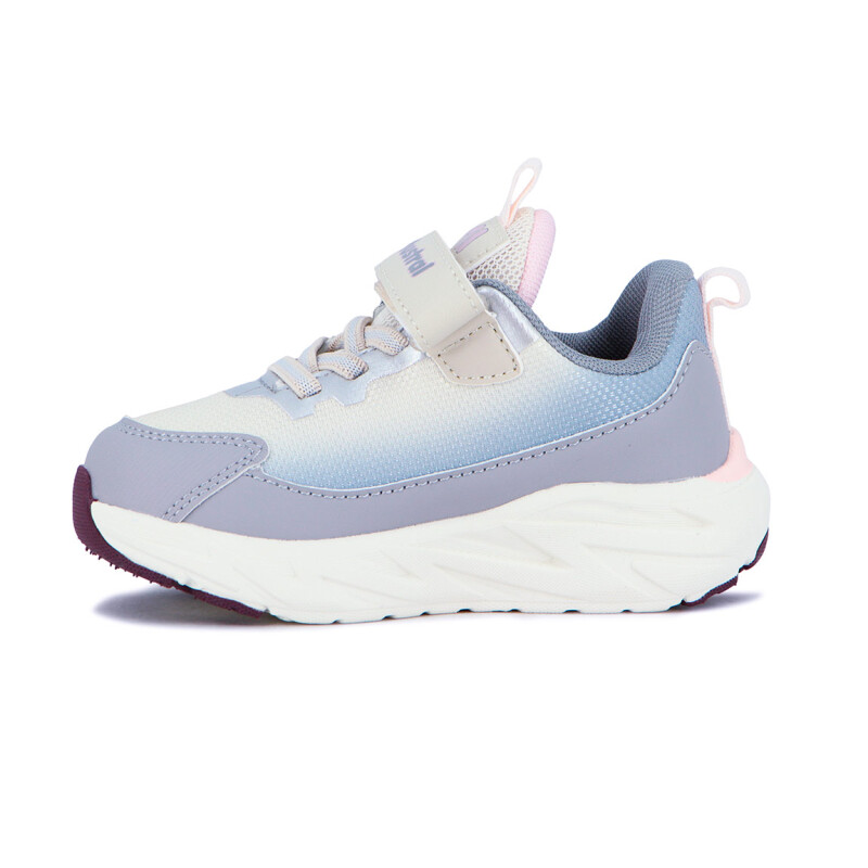 Austral Calzado Deportivo Niño C/velcro Y Cordon Elastico/suela Rayo / Gris-rosado Gris-rosado