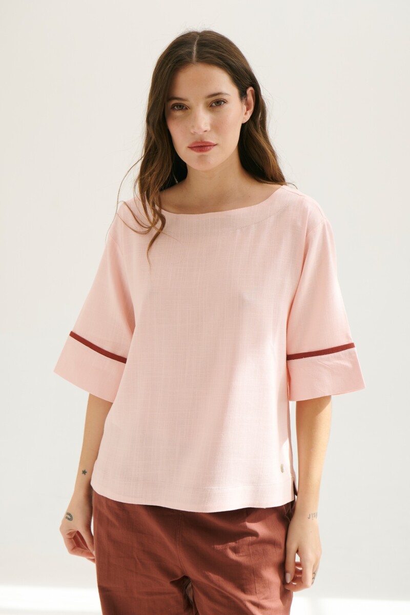 BLUSA LINO ATAR ROSA
