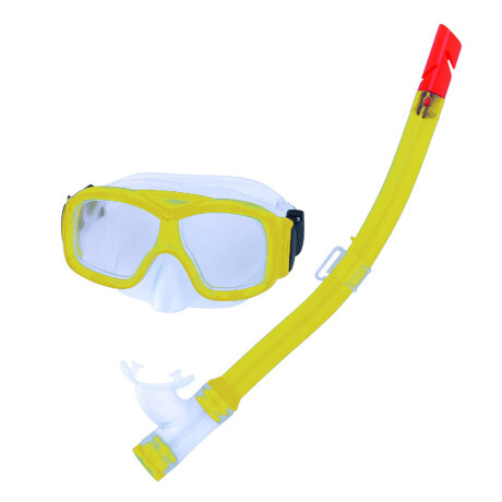 Set Máscara + Snorkel Amarillo M4105P-2 Ub AMARILLO