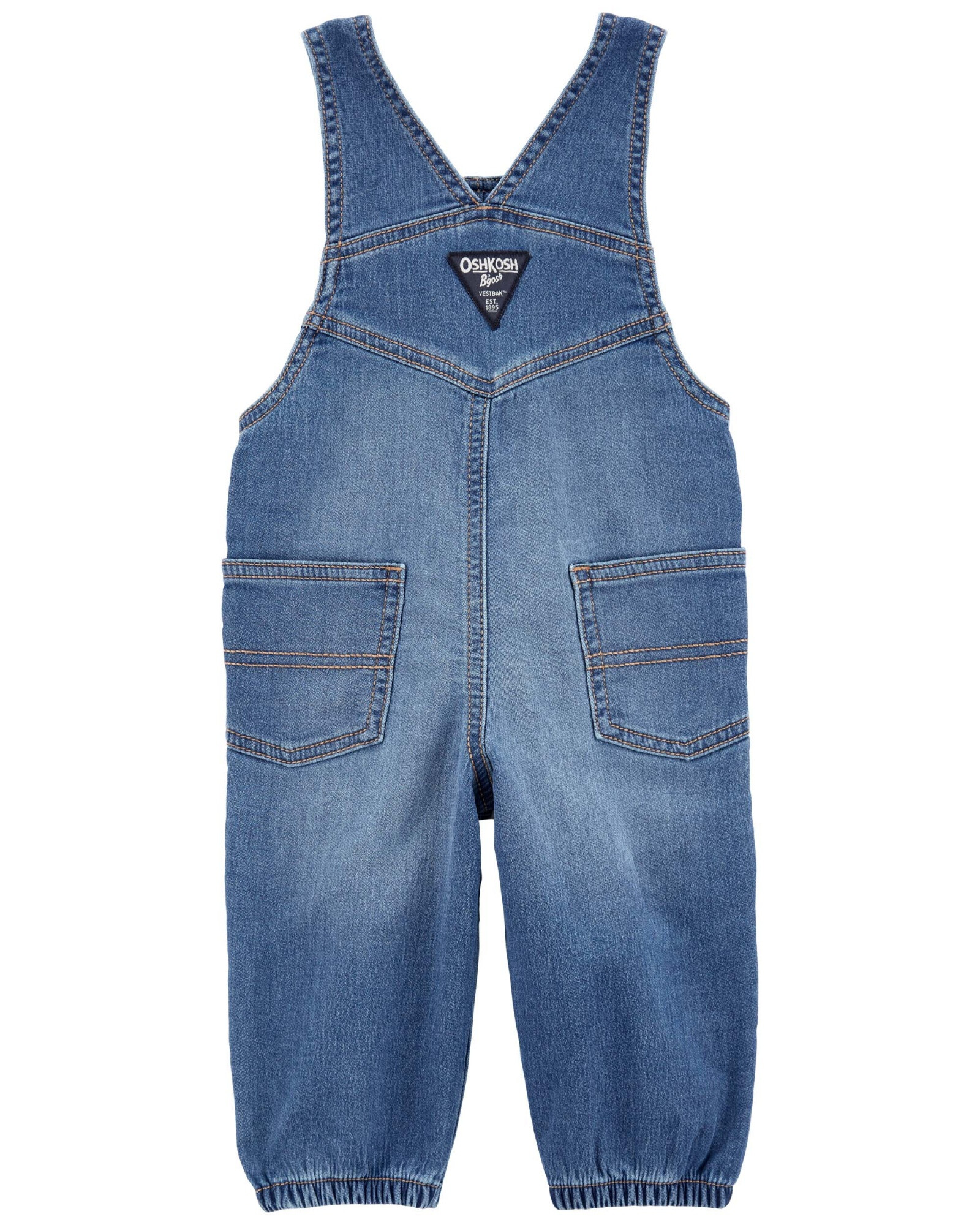 Enterito jean con puños elásticos. Talles 3-24M Enterito jean con puños elásticos. Talles 3-24M