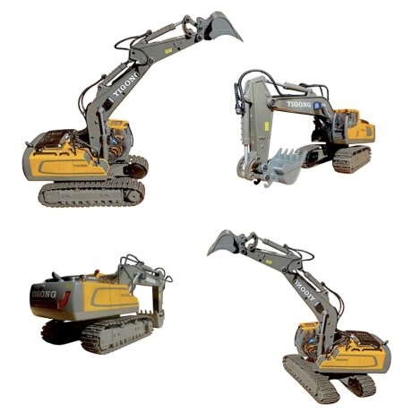 Juguete Excavadora A Control Remoto Bateria Recargable 2.4g Juguete Excavadora A Control Remoto Bateria Recargable 2.4g