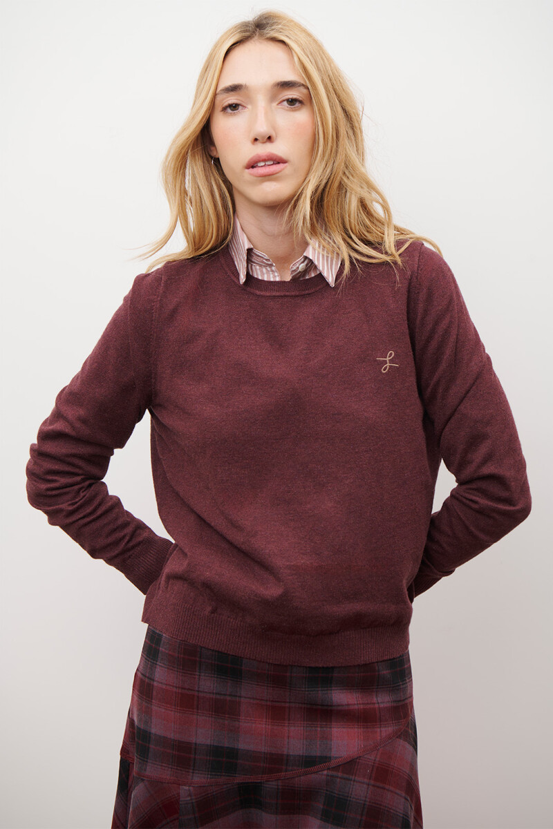 SWEATER TWIN BURDEOS