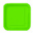 Plato Chico Cotillón Pack x8 Colores Pastel VERDE FLUO