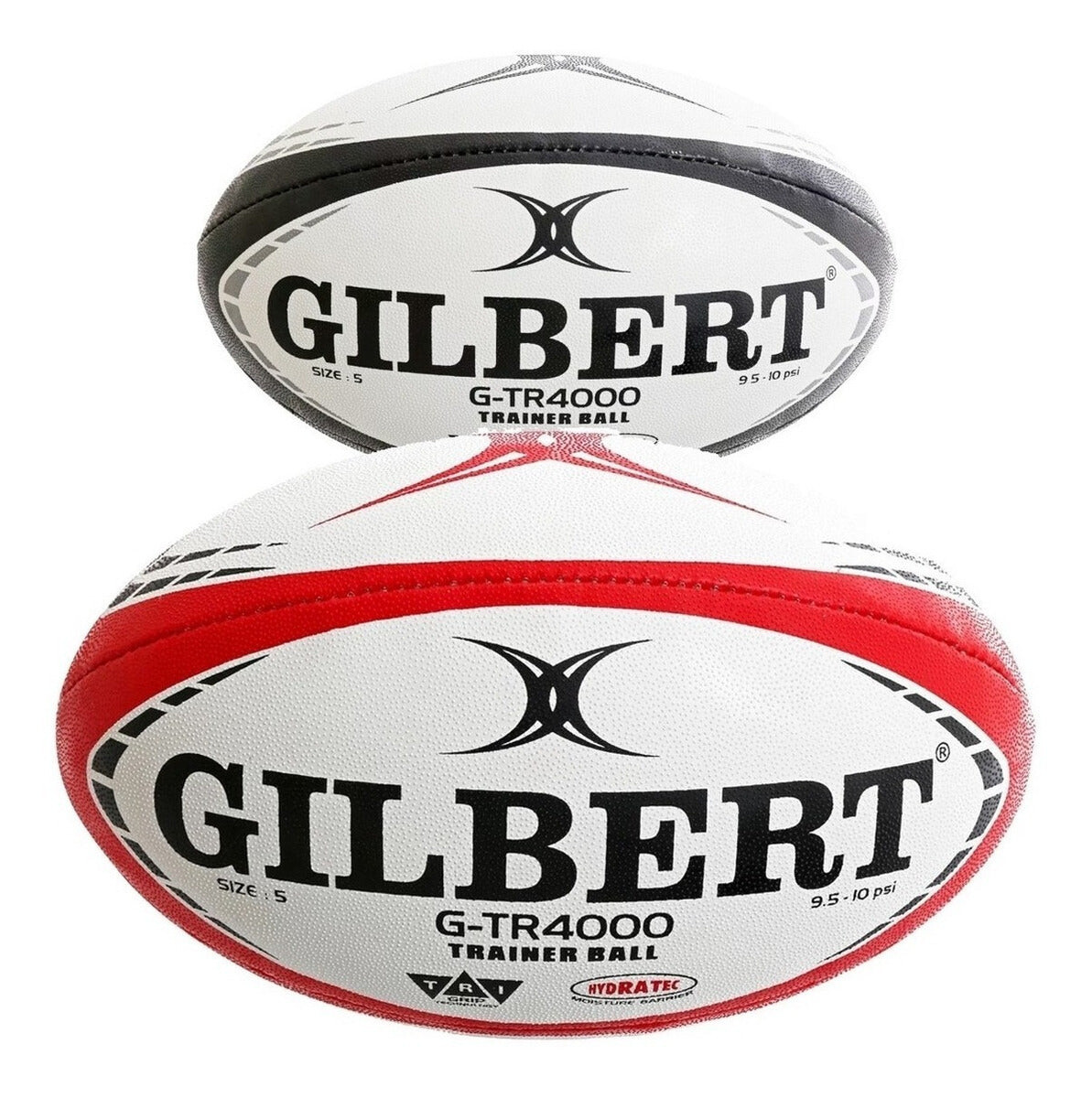 Pelota Gilbert Tr4000 Rugby N5 Profesional Entrenamie - Rojo 