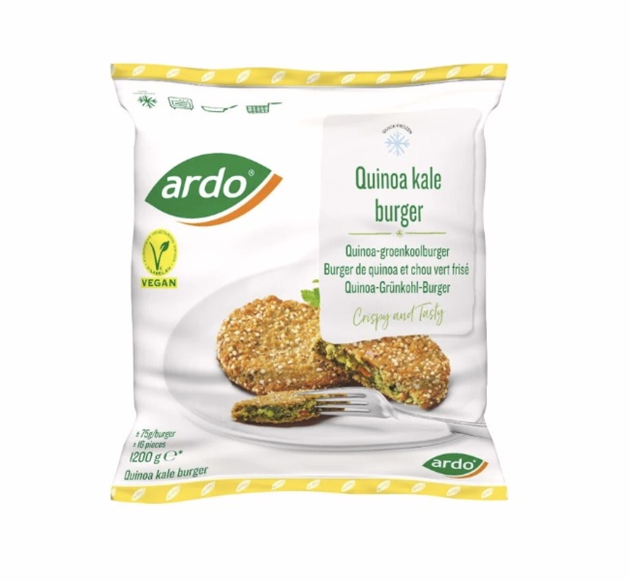 Hamburguesas de quinoa y kale 1,2 kg 