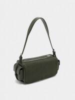 Bolso De Hombro Rectangular verde