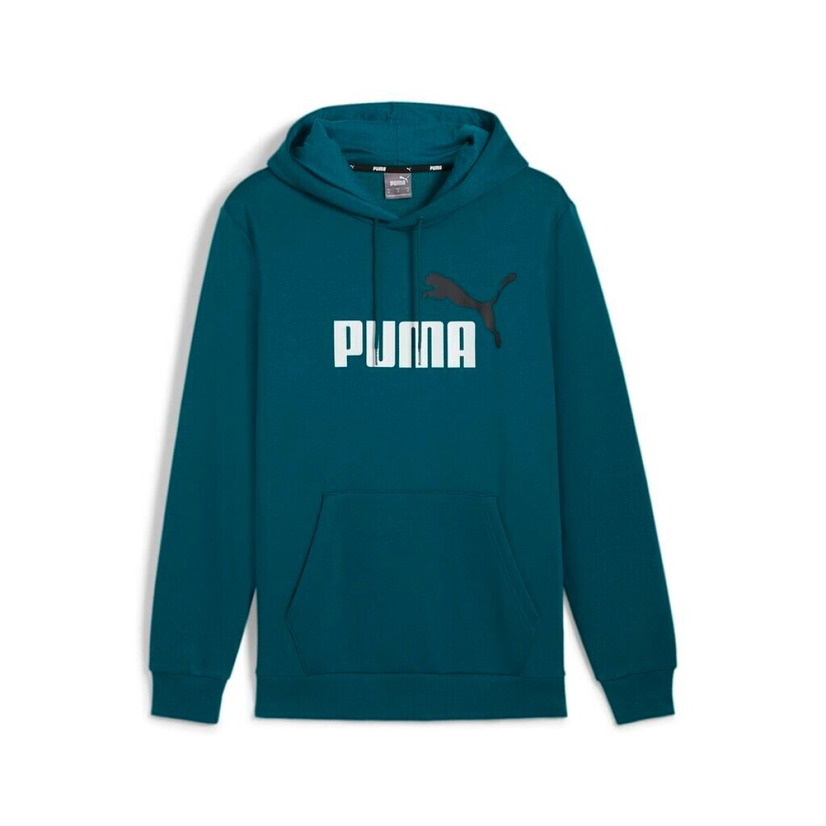 Abrigo Essentials Big Logo Hoodie Felpa de Hombre - Verde 