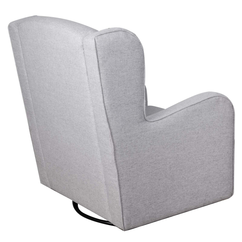 BUTACA MECEDORA 1 CUERPO TELA GRIS VERSALLES