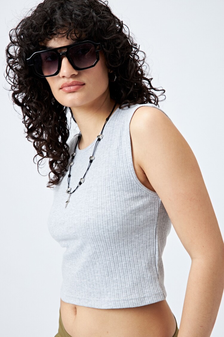 TOP NELSY Gris Melange