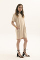 VESTIDO ONDAS BEIGE