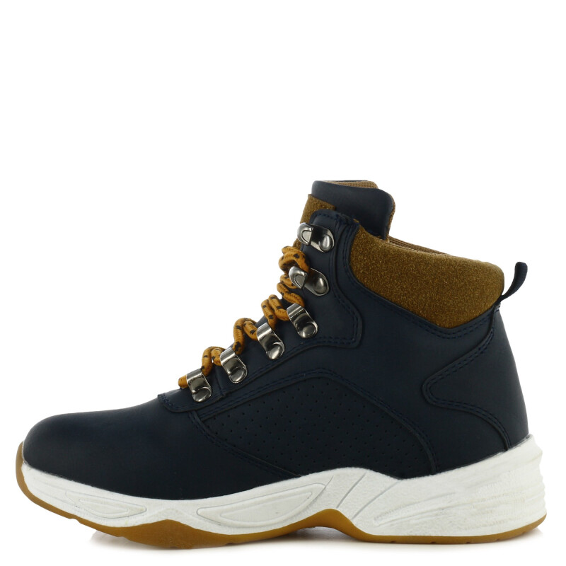 Botas de Niño Croco Kids LUSI acordonada Azul Marino