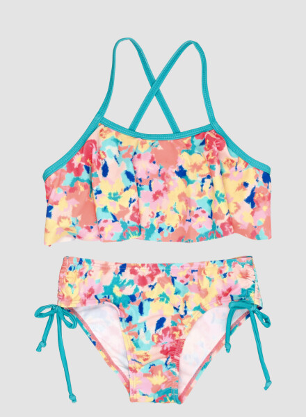 Bikini machalita ii 6-16a Flor aquarela