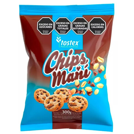 GALLETA TOSTEX 300G CHIPS C/MANI GALLETA TOSTEX 300G CHIPS C/MANI