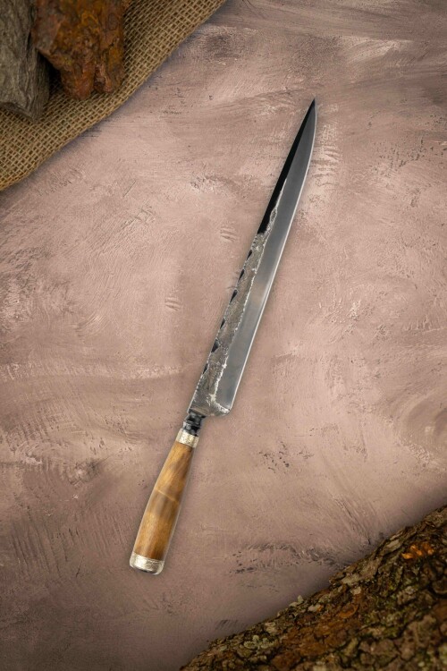 Cuchillo forjado, Cabo Torneado Fosfatado Brut