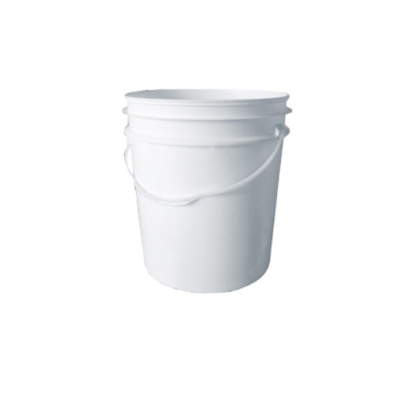 BALDE INDUSTRIAL BLANCO CON TAPA 20 LTS. BLANCO