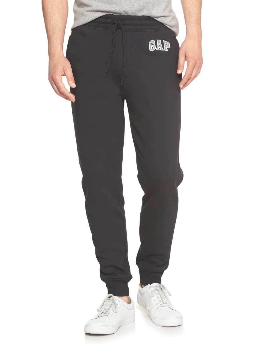 Pantalon Deportivo Con Felpa Logo Gap Hombre - Moonless Night 