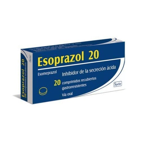 Esoprazol Spefar 20mg 20 Comprimidos Esoprazol Spefar 20mg 20 Comprimidos