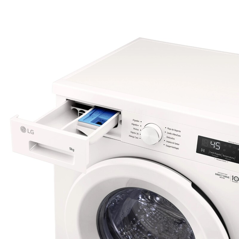 Lavarropas frontal LG inverter 9Kg WM9GWVFS6 Lavarropas Frontal Lg Inverter 9kg Wm9gwvfs6
