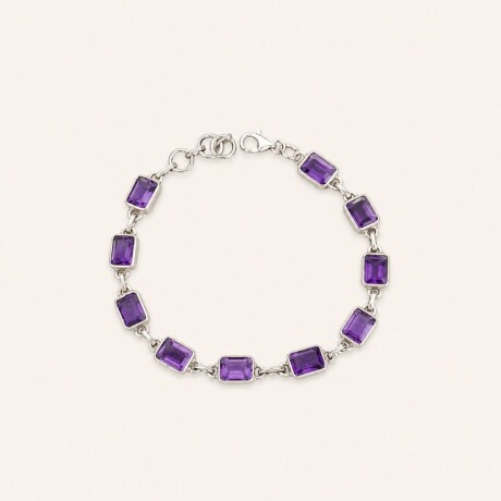 Pulsera Jam Amatista - Plata 925 Pulsera Jam Amatista - Plata 925