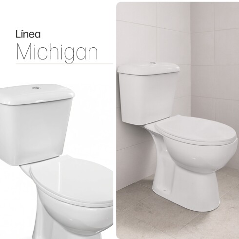 INODORO DE LOZA SANITARIA MOCHILA MICHIGAN 000