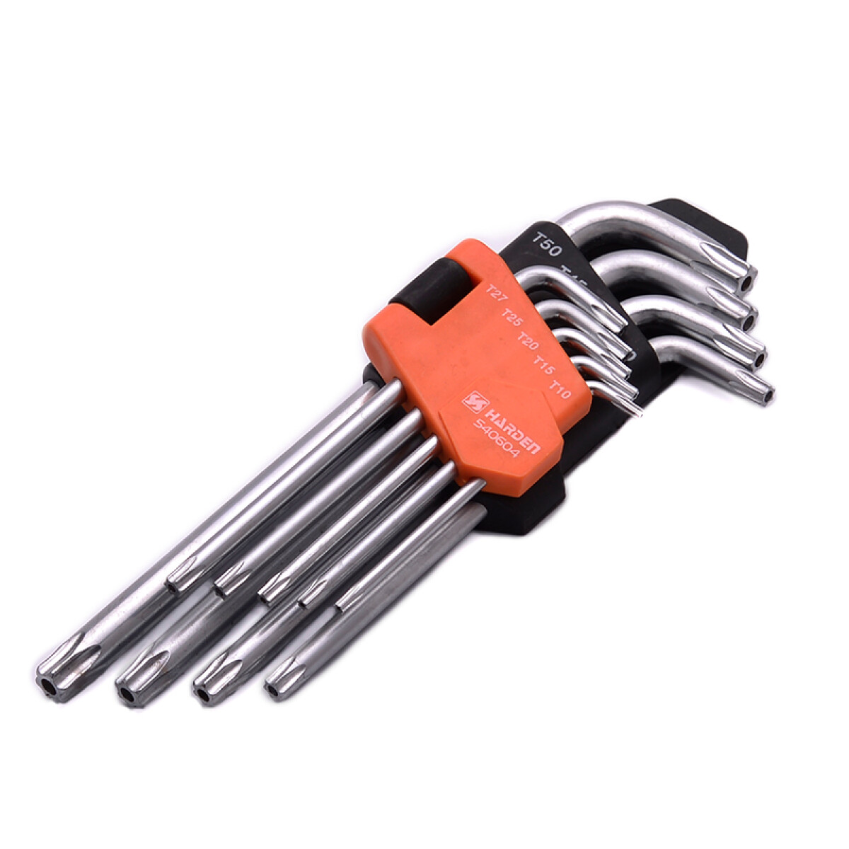 JUEGO LLAVES TORX LARGA 9 PZAS PRO HARDEN ++ - N/a 