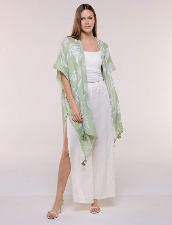 Kimono Lurex VERDE