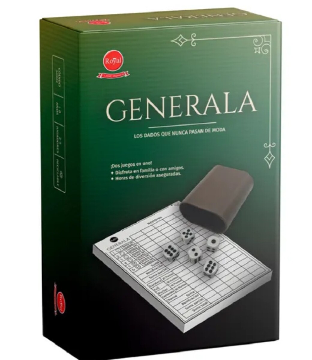 Juego de Dado GENERALA 