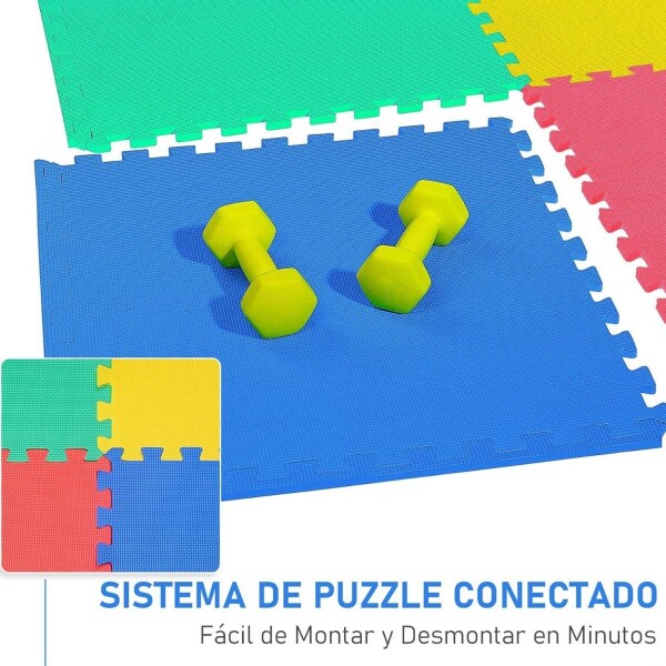 Alfombra Piso Encastrable Goma Eva Baldosas 60 X 60 Cm X 4 Alfombra Piso Encastrable Goma Eva Baldosas 60 X 60 Cm X 4