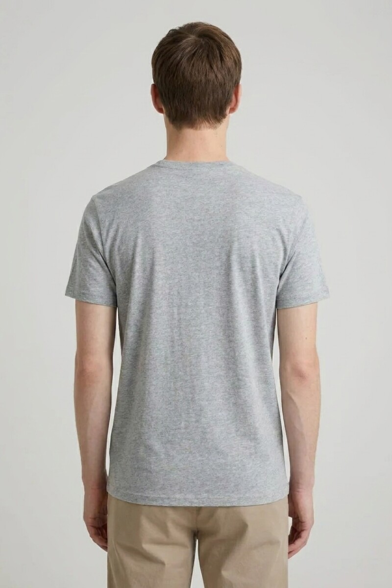 Remera cuello redondo ICONIC 150 GRIS