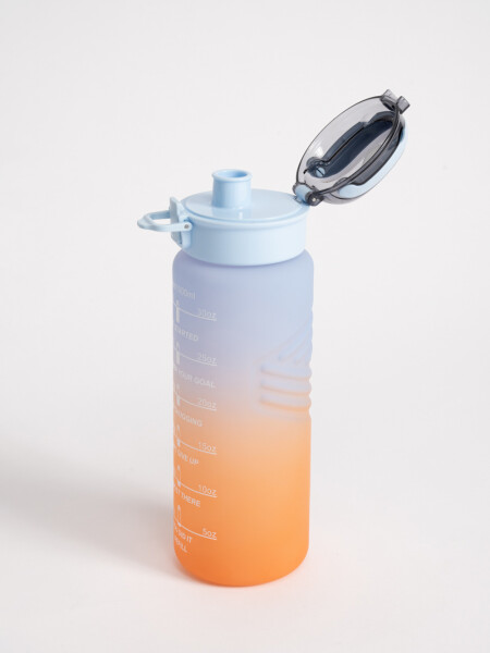 Botella degrade 1l Naranja