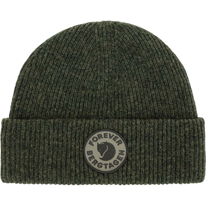Beanie Fjallraven Bergtagen Forever Wool Beanie Unisex Deep Forest