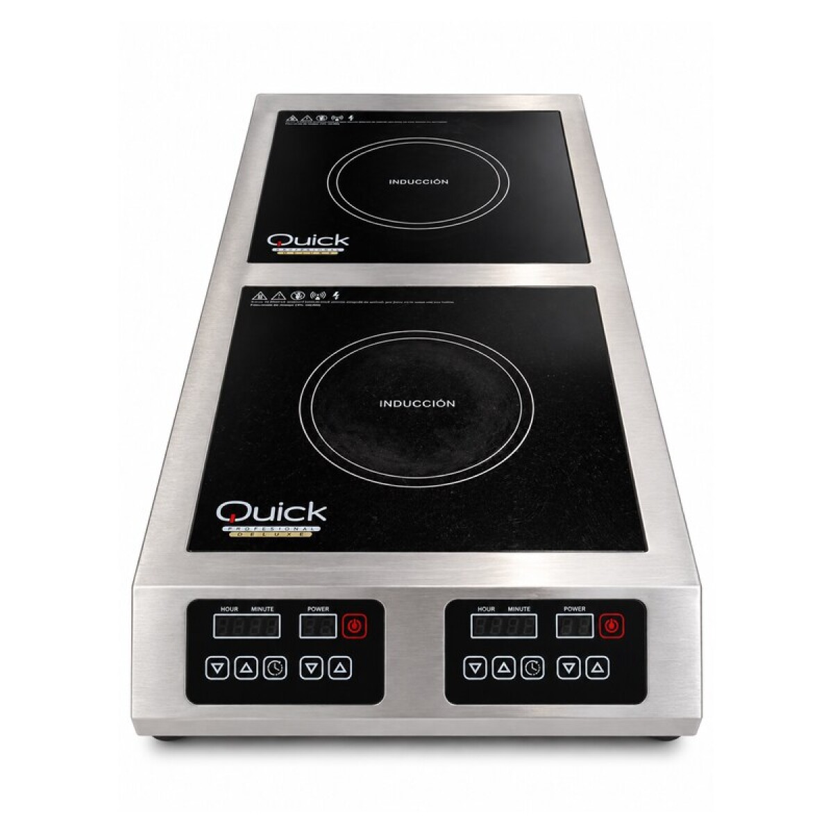Cocina profesional doble de inducción Professional Deluxe Quick 