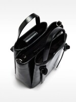 Bolso Tote Charolado negro