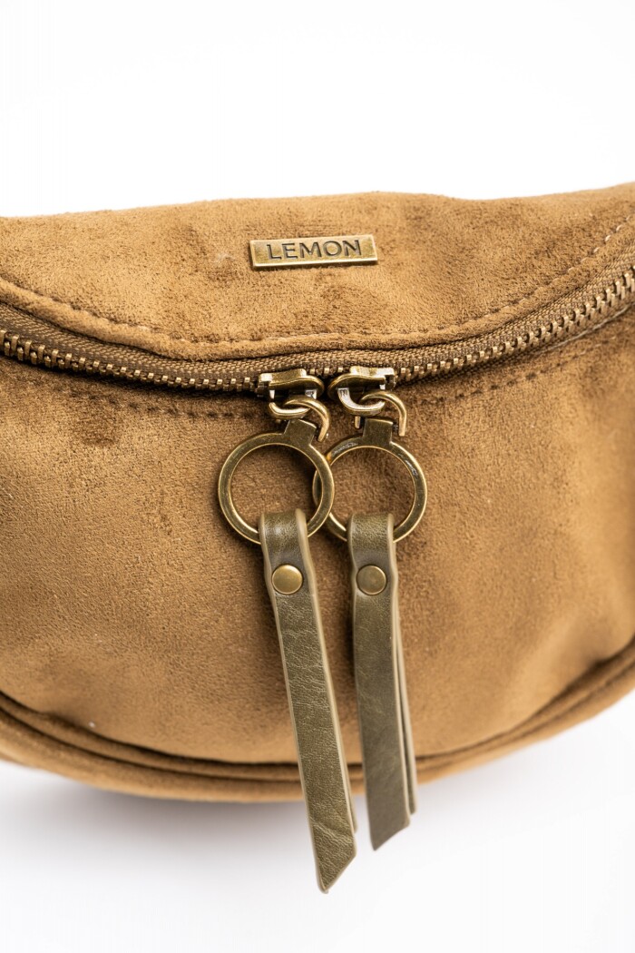 Cartera Gamuza Vegana Oliva