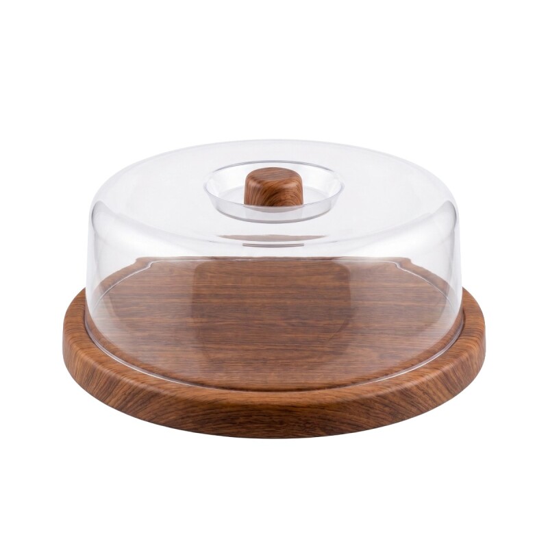 BANDEJA RED MARRON C/TAPA TRANSP Unica