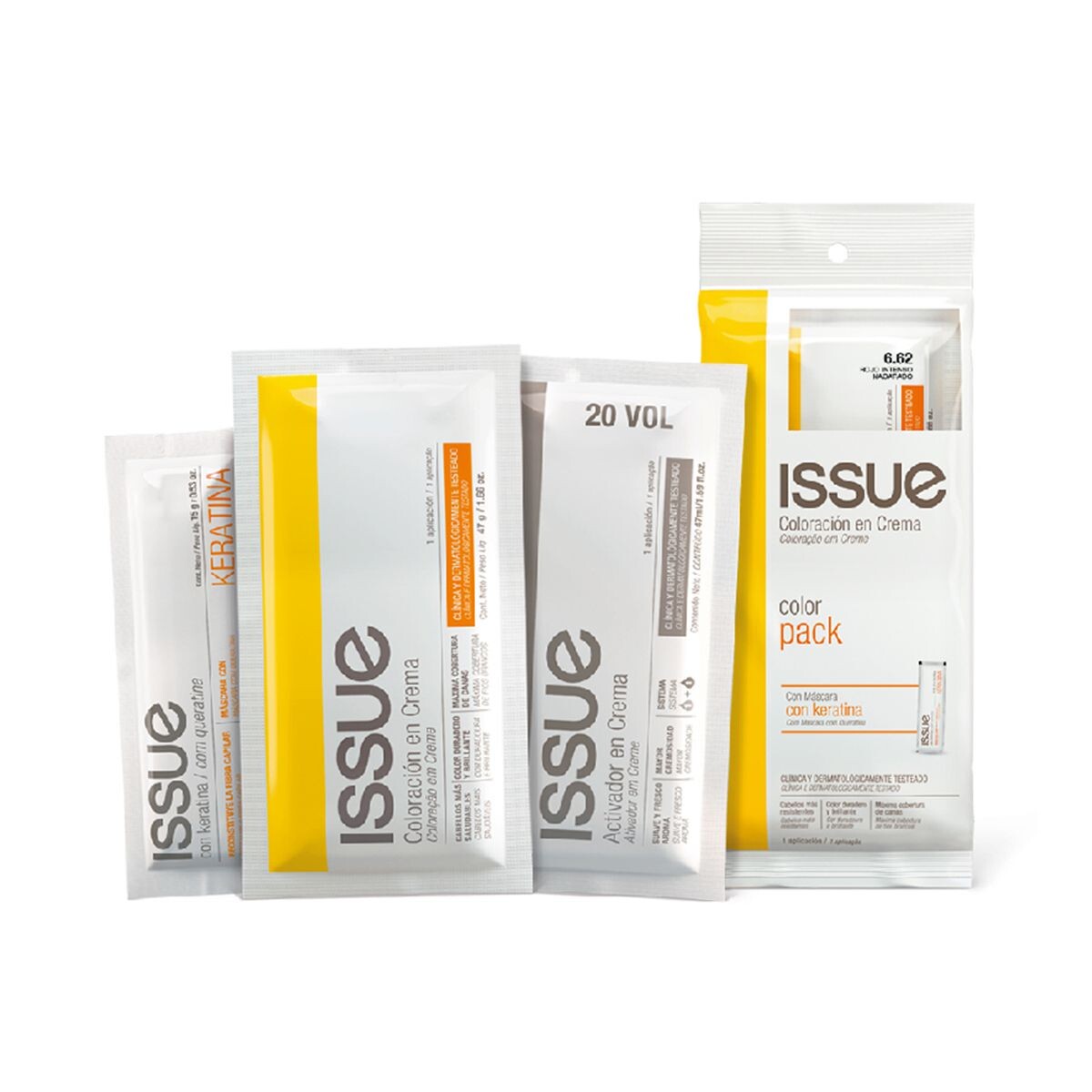 ISSUE TINTURA COLOR Nº6.62 PACK 