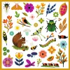 Set de 160 stickers La naturaleza