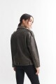 Campera eco cuero NEGRO