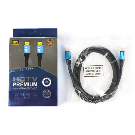 CABLE HDMI PREMIUM 4K 1.5M HIGH SPEED CABLE HDMI PREMIUM 4K 1.5M HIGH SPEED