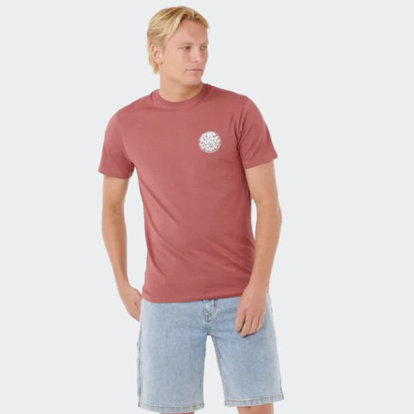 Remera Rip Curl MC Rip Curl Wettie Icon Rojo