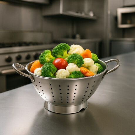 Colador Lebrillo de Acero Inoxidable 22 Litros Colador Lebrillo de Acero Inoxidable 22 Litros