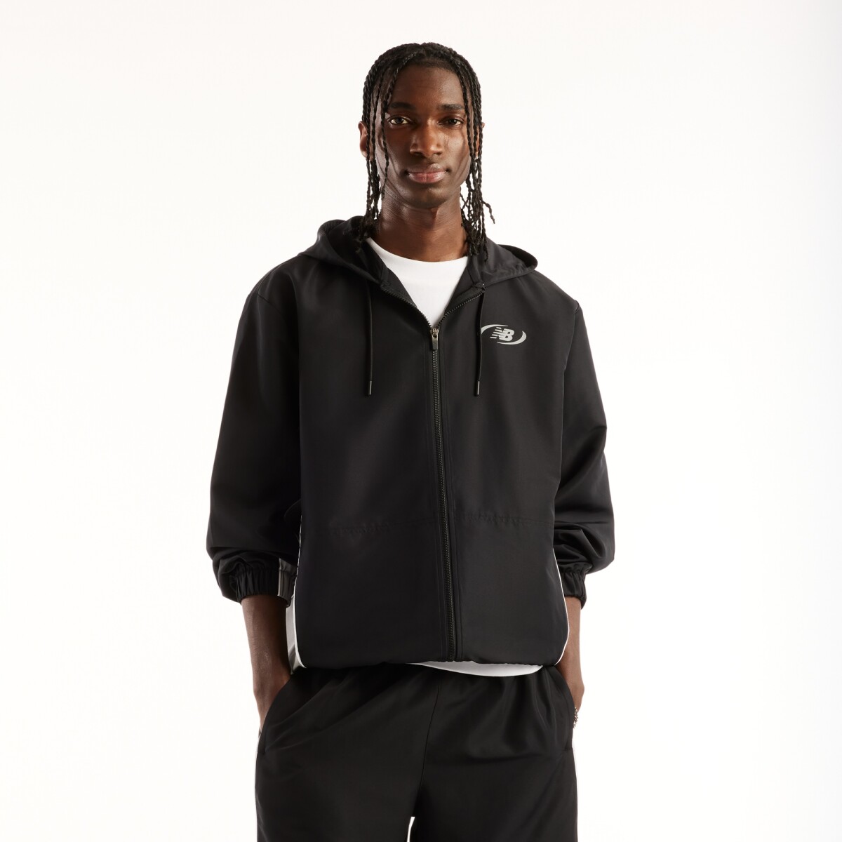 Campera New Balance de Hombre - Trackside - MJ62Y8SJBK - BLACK 