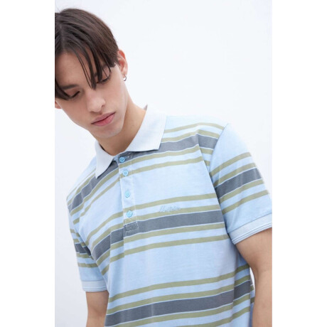 Remera polo Casper Celeste